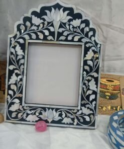 mother of pearl inlay picture frame perfect for 6x4 inch photo or mirror