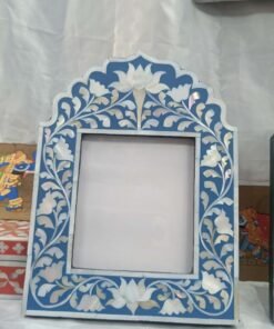 mother of pearl inlay picture frame perfect for 6x4 inch photo or mirror