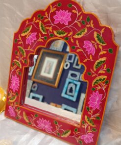 Hand painted jharokha mirror frame for home decor